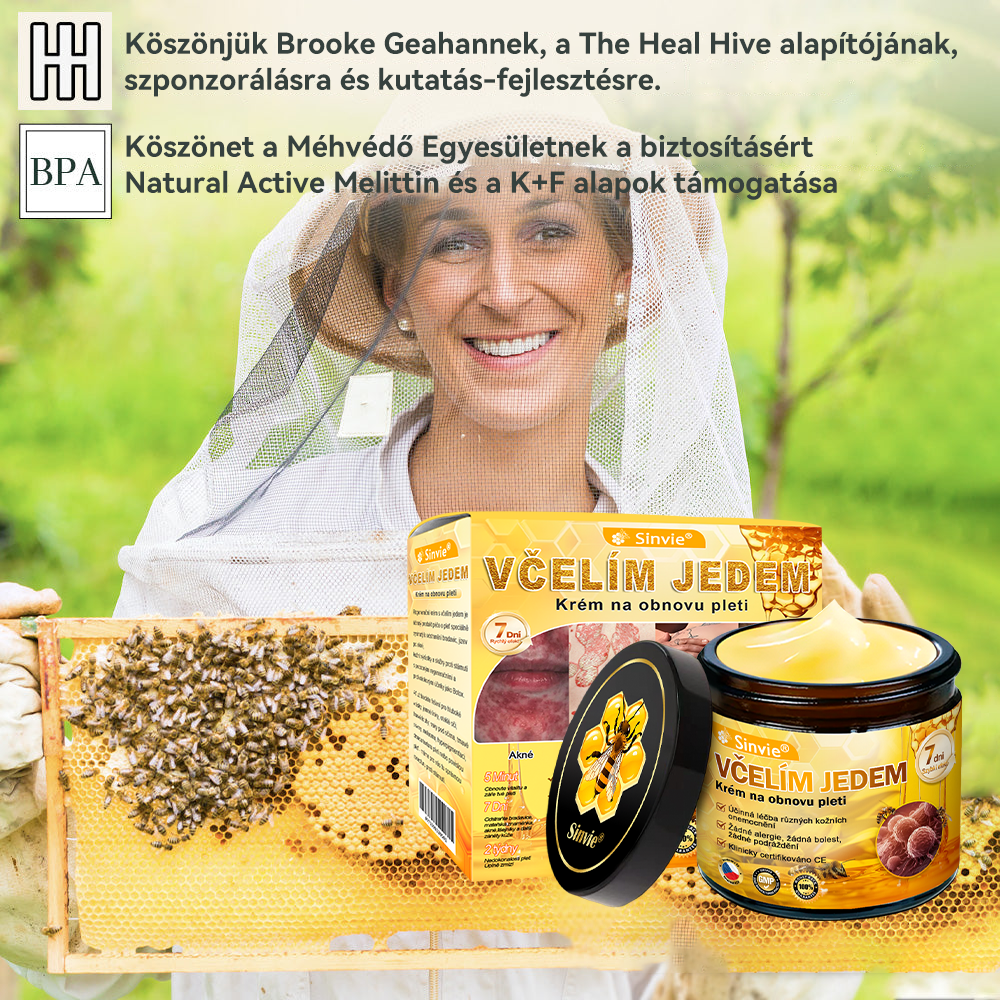 🔥🐝 Sinvie® Krém na obnovu pleti s včelím jedem(👨‍⚕‍CE schváleno)👍✅