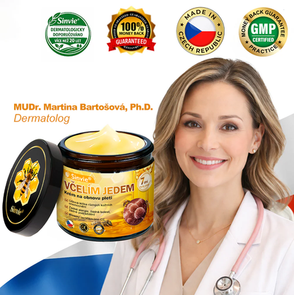 🧑‍⚕️Doporučení dermatologa 🐝 Sinvie® Včelím Jedem Krém na Opravu Pokožky 🔥 Český vývoj, výroba a dodávka v České republice