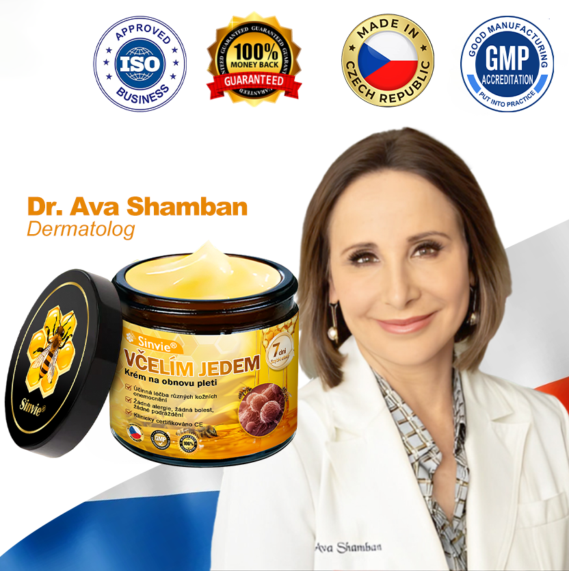 🔥🐝 Sinvie® Krém na obnovu pleti s včelím jedem(👨‍⚕‍CE schváleno)👍✅